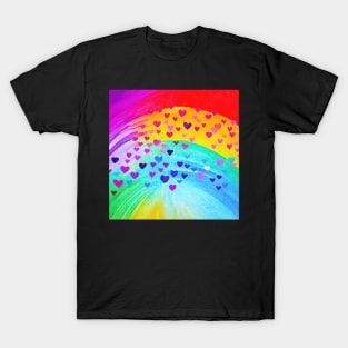 Rainbow Hearts T-Shirt